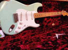 Fender Custom shop 1958 Statocaster Relic .Faded Surf Green