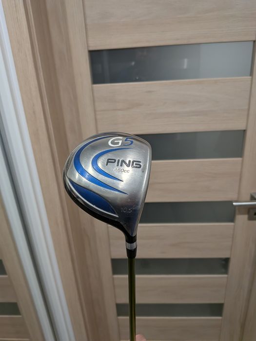 Kije golfowe: driver, wood 3 i hybryda 5