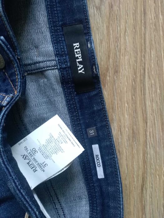 Nowe spodnie Replay Blue Jeans 31/30