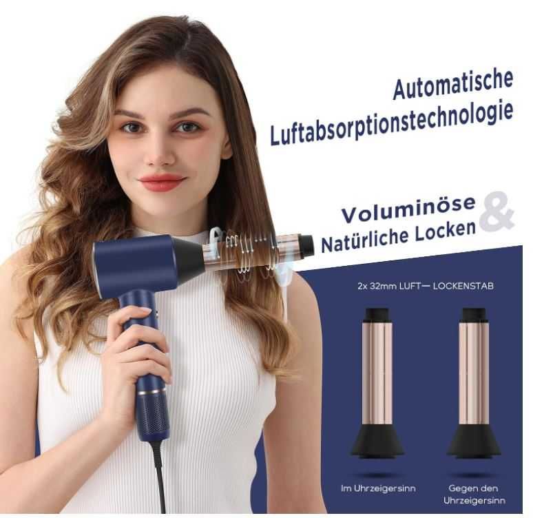 Suszarka do włosów PARWIN PRO BEAUTY, dyfuzor, jonizacja wyświetlacz