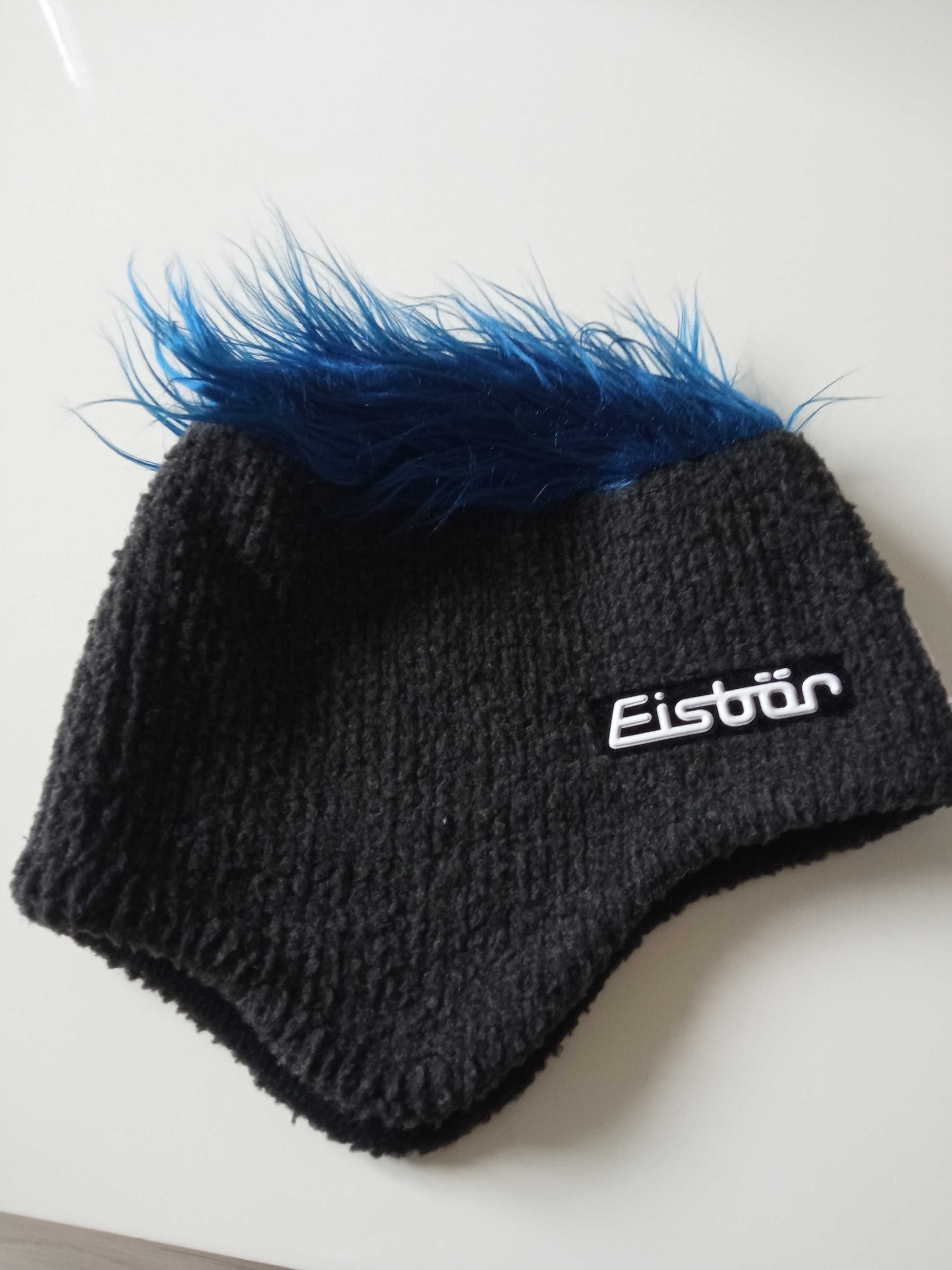 Eisbär Cocker Skipool ciepła czapka czarna r.uniwersalny