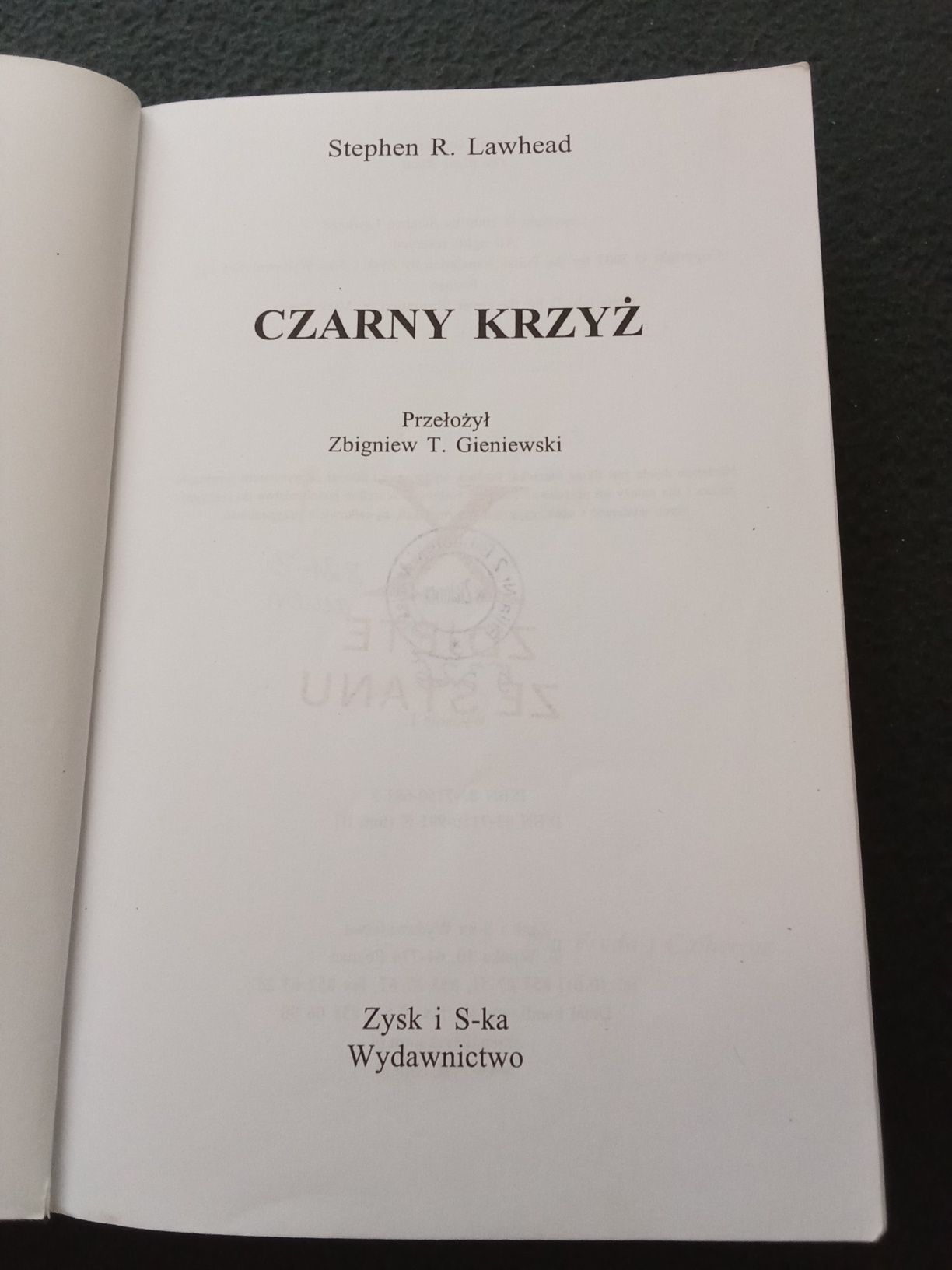 Czarny Krzyż Stephen R.Lawhead