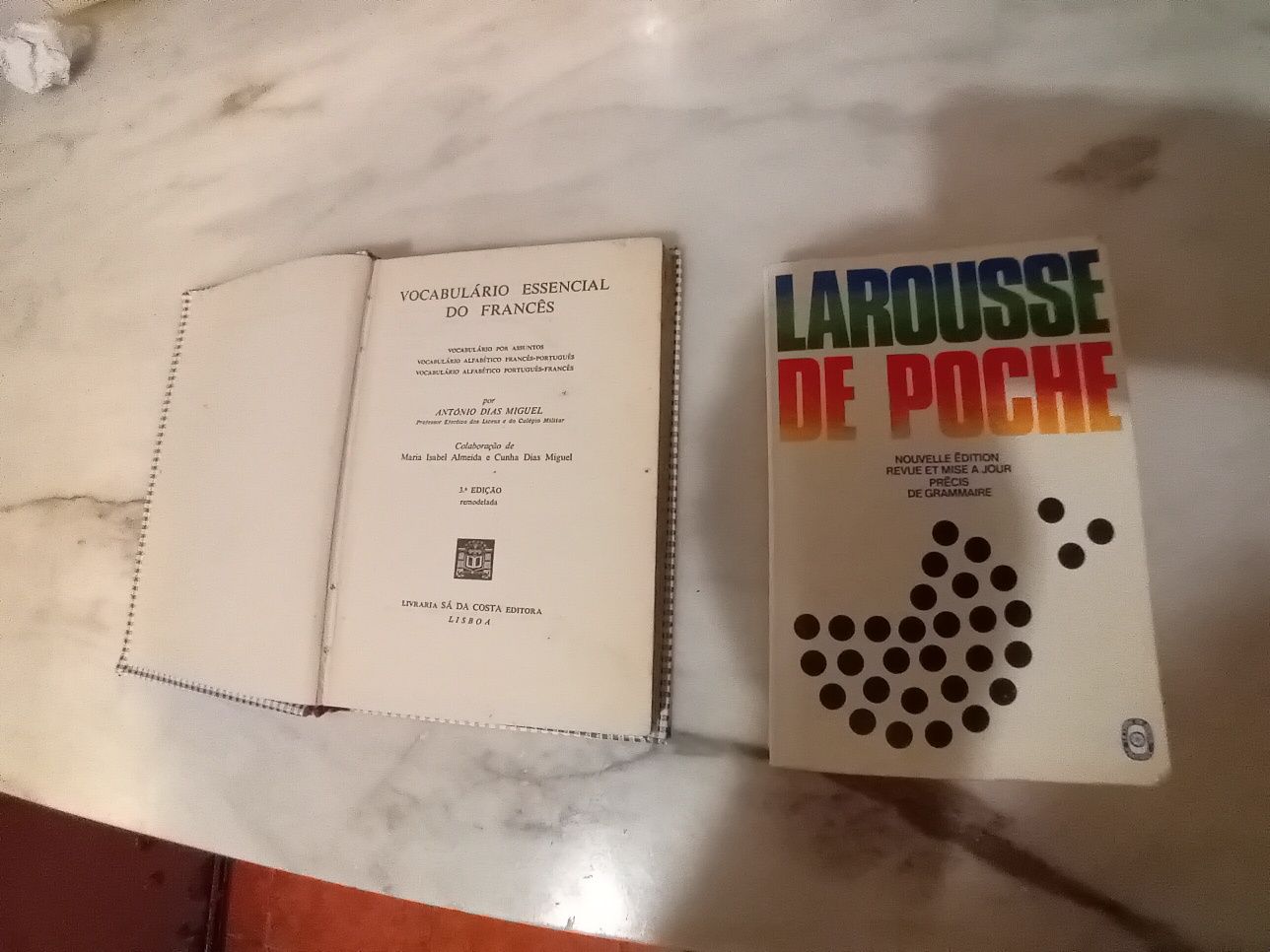 Conjunto de 2 Livros Vocabulário e Dicionário de Bolso Francês