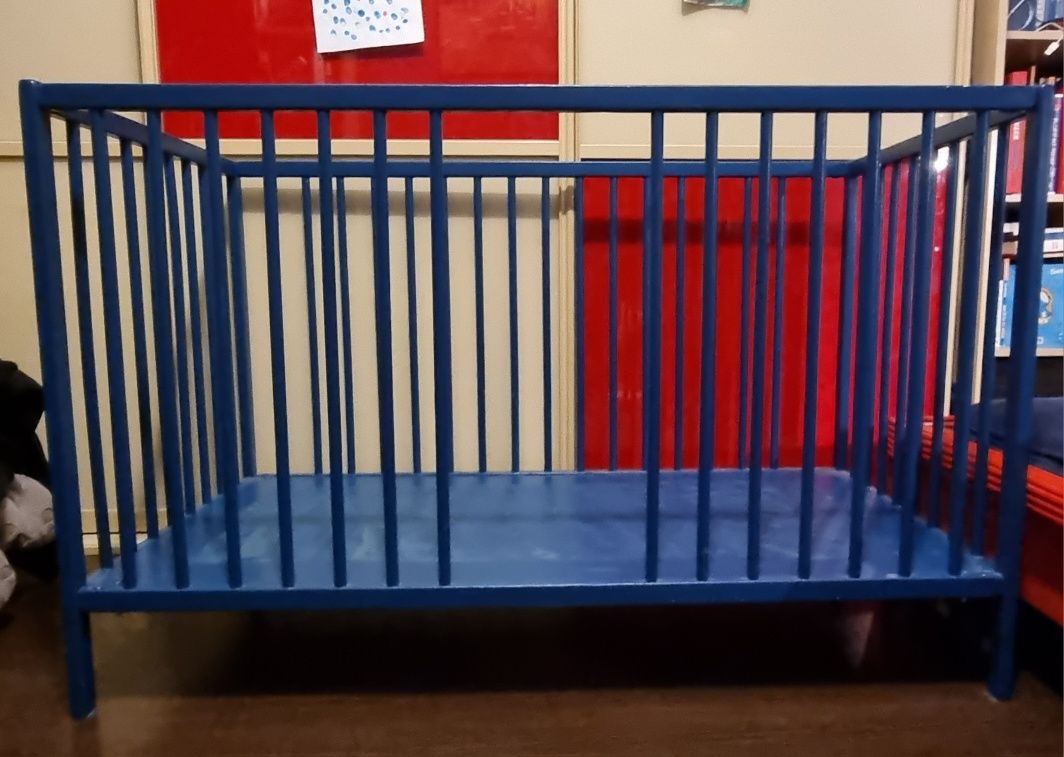 Łóżeczko 120x60 dla starszego dziecka bez 3 szczebelków