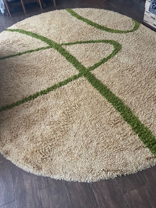 Килим круглий 3×4 м — вживаний, ідеальний стан