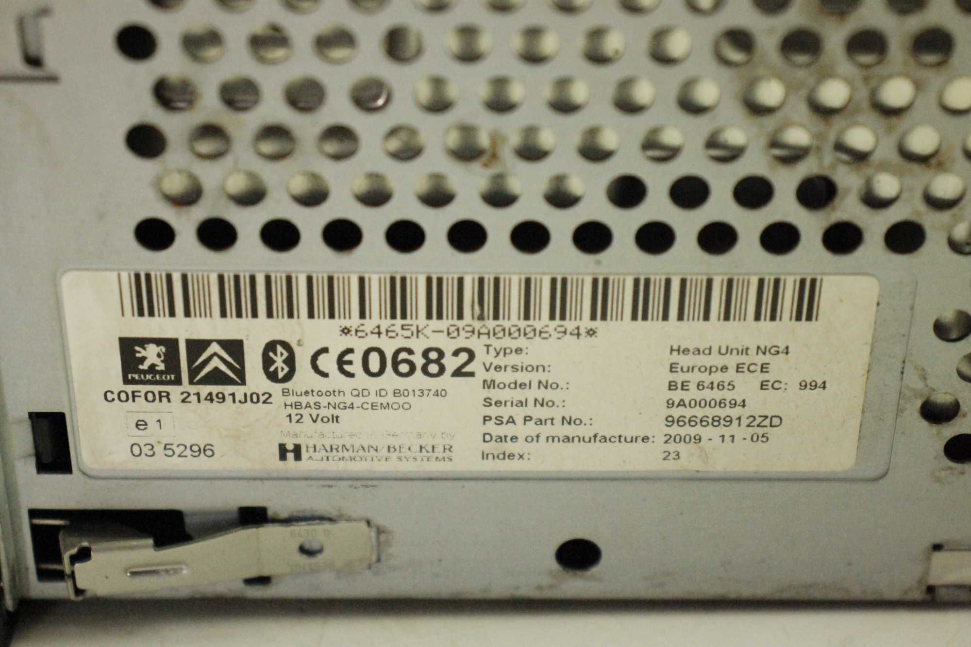 radio fabryczne citroen c5 III x7 be6465 nawigacja dvd
