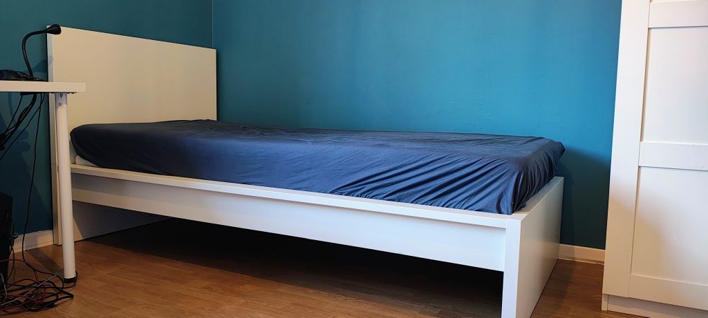 Łóżko malm 90x200 i dno lonset