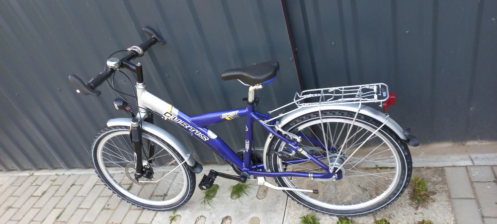 Rower dziecięcy CURTIS koła 24" amortyzator 7-biegów hamulec tarczowy