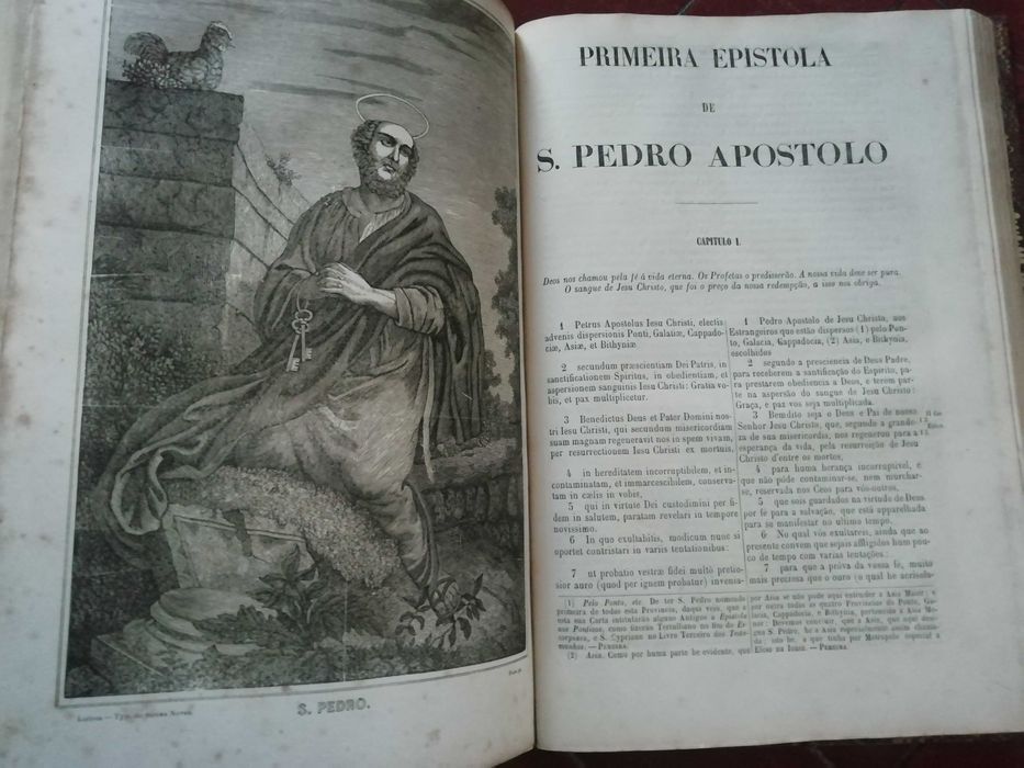 Bíblia Sagrada (4 Volumes) - 1852