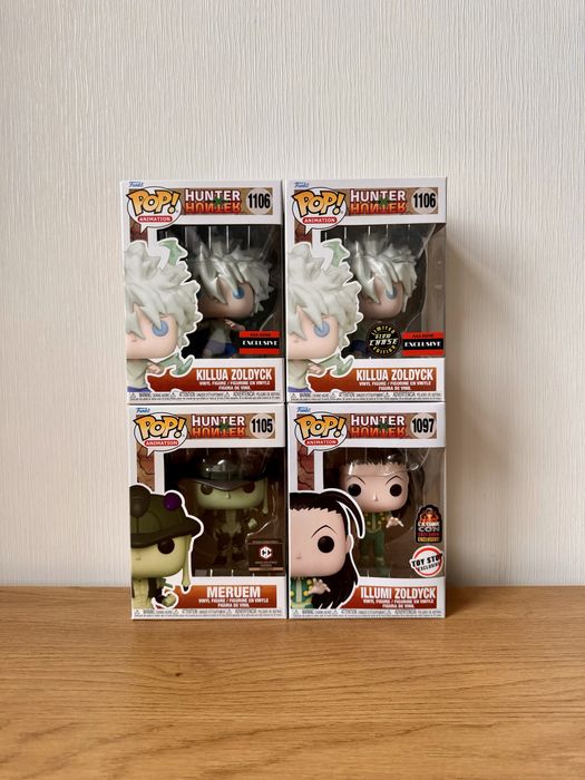 Funko Pop Killua Zoldyck Illumi Meruem Hunter X Hunter
