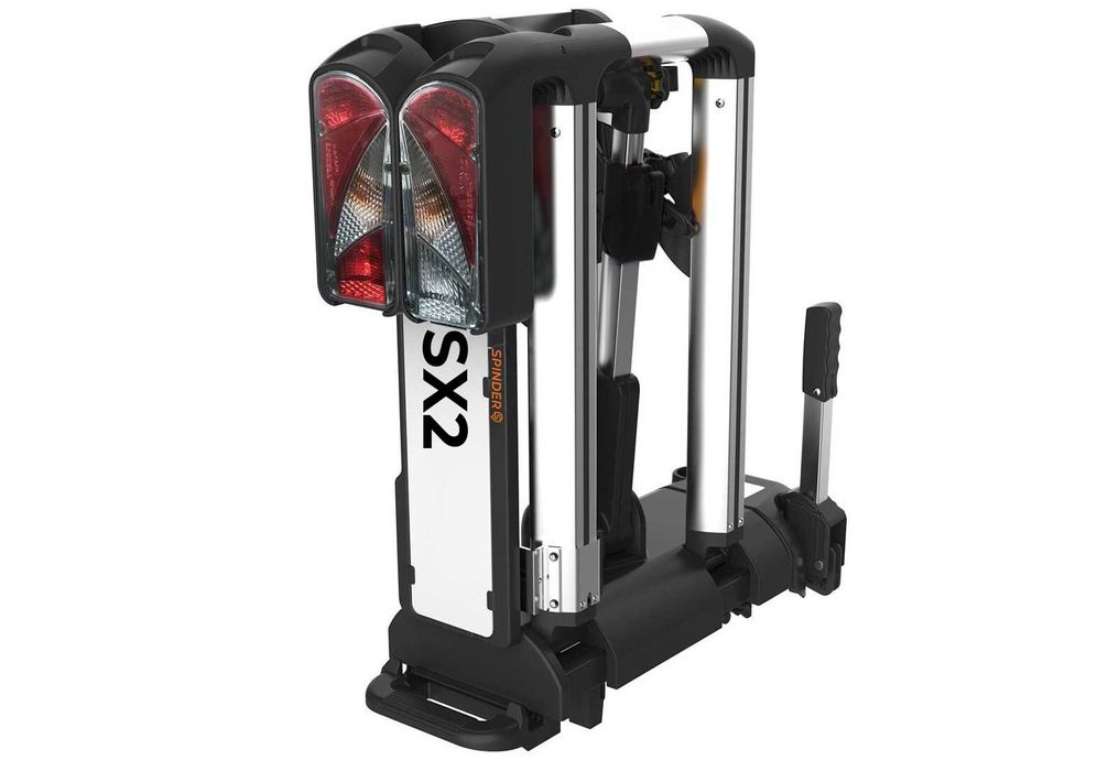 Spinder SX2. Bagażnik na hak na 2 rowery. Składany! 60 kg nośności!