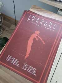 Plakat koncertowy Imagine Dragons Mercury