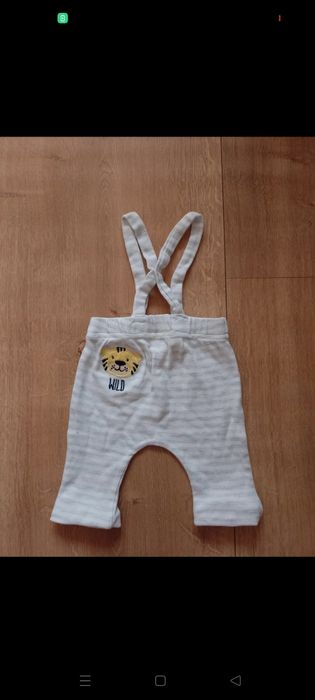 Spodnie niemowlęce dwu pack roz 56