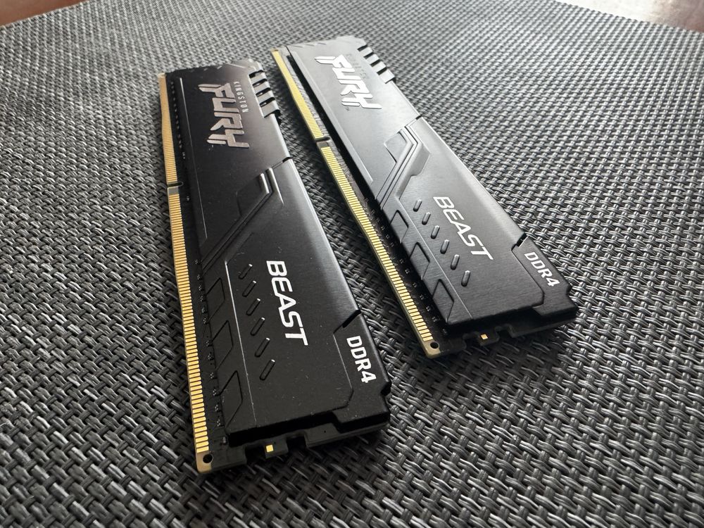 Оперативна памʼять, kingston fury beast, 2x8, KF432C16BBK2/16, б/у.