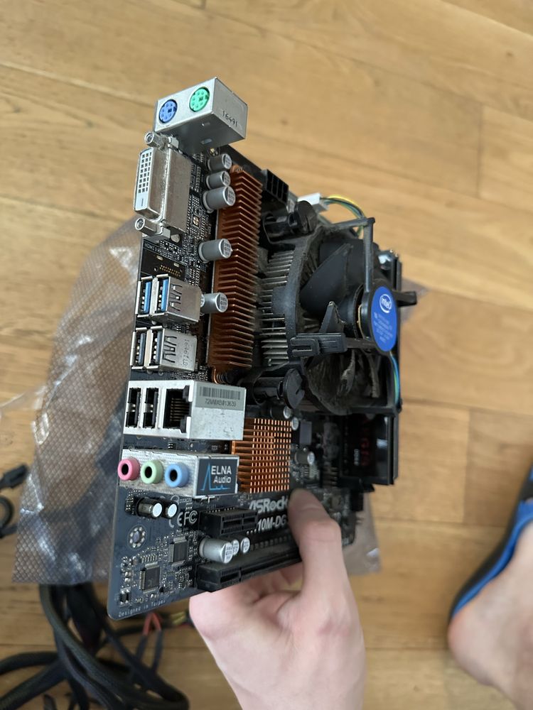 Komputer intel I5 6400 + asrock h 110 m + 16 gb ram + stock cooler