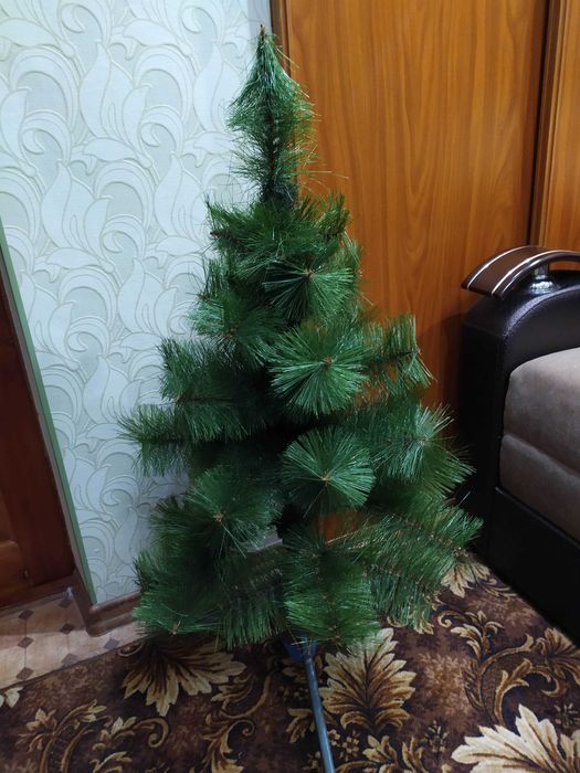Пухнаста ялинка 1м. Сосна без ніжок, а з кріпленням на Новий рік Елка