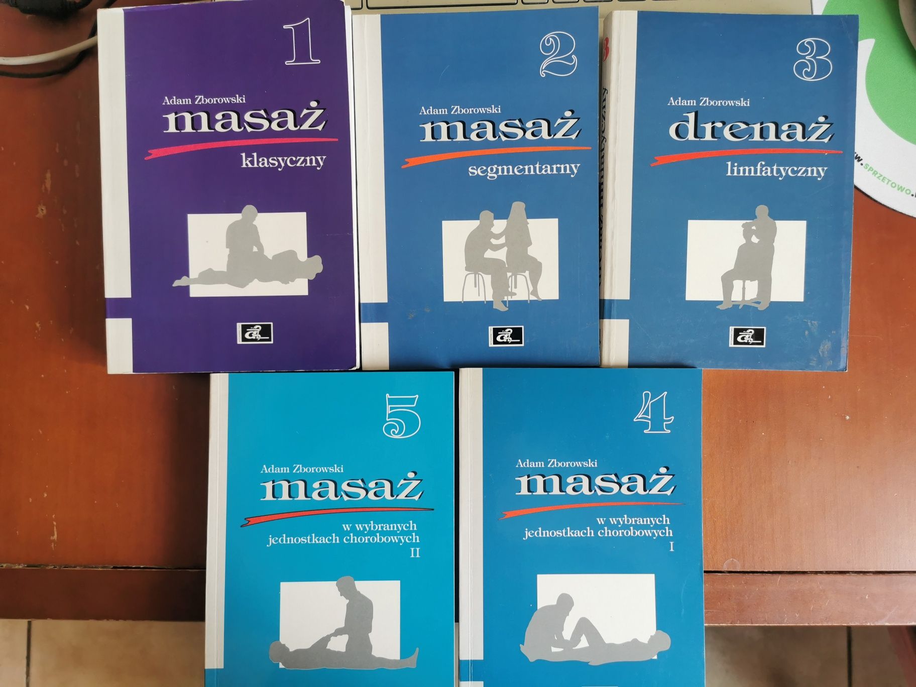 Adam Zborowski Masaż 5 tomów