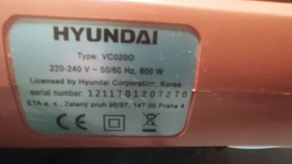 Odkurzacz ręczny Hyundai - do auta, do mebli