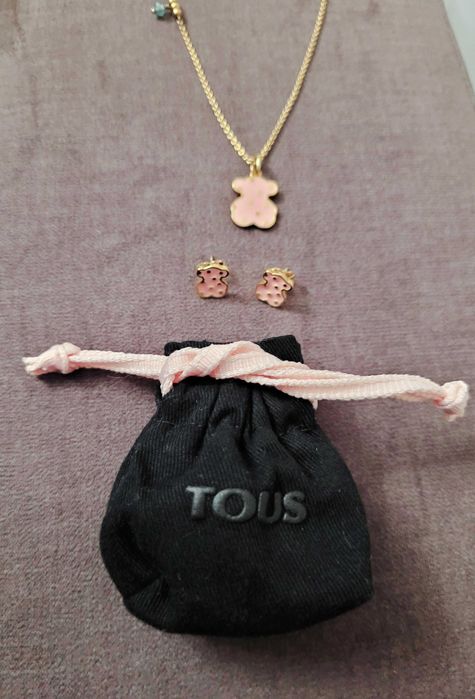 TOUS Komplet Biżuterii (pozłacane srebro Vermeil 925)