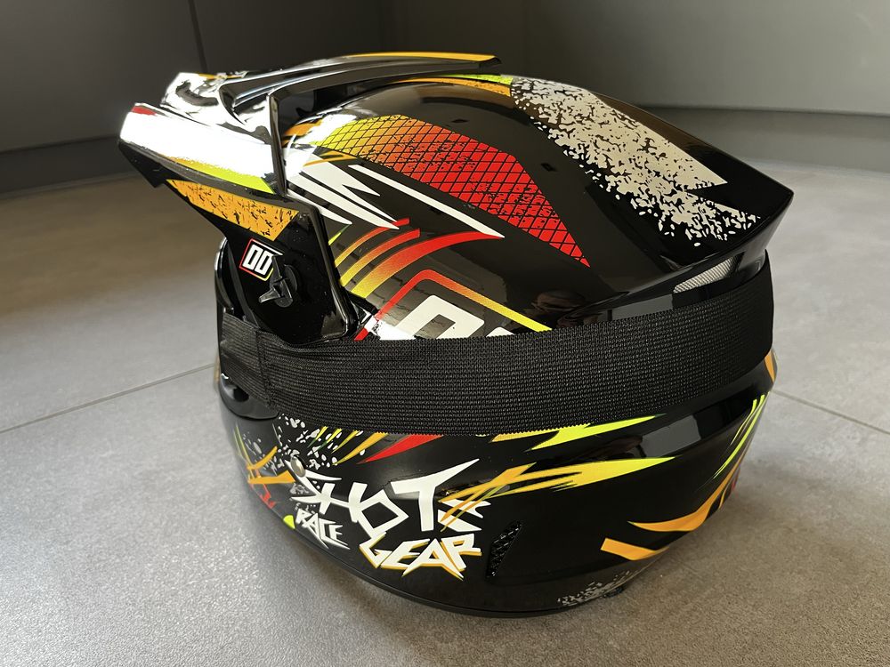 Kask rowerowy Fullface cross enduro atv quad MTB nowy rozmiar L