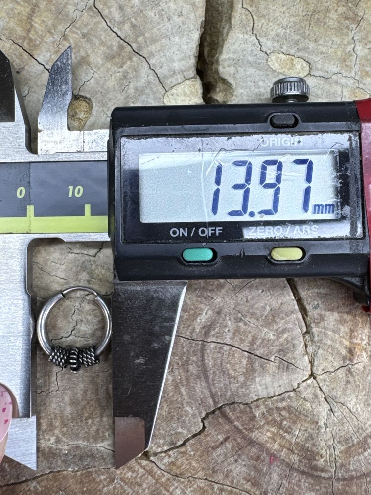 Piękne stare kolczyki srebro 1.6g K
