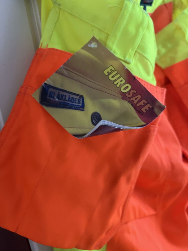 Spodnie BLAKLADER ostrzegawcze rozm 56 XXL