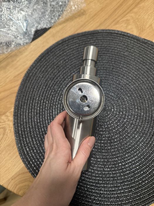 Дозатор для мила нержавіюча сталь настінний