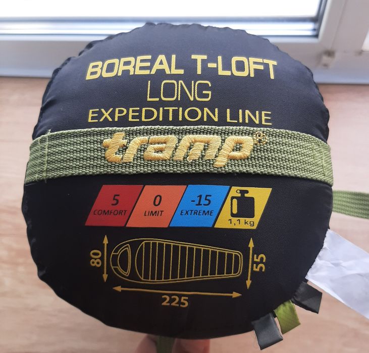 НОВИЙ!! спальний мішок TRAMP Boreal T-Loft LONG _ UTRS-095L-R
