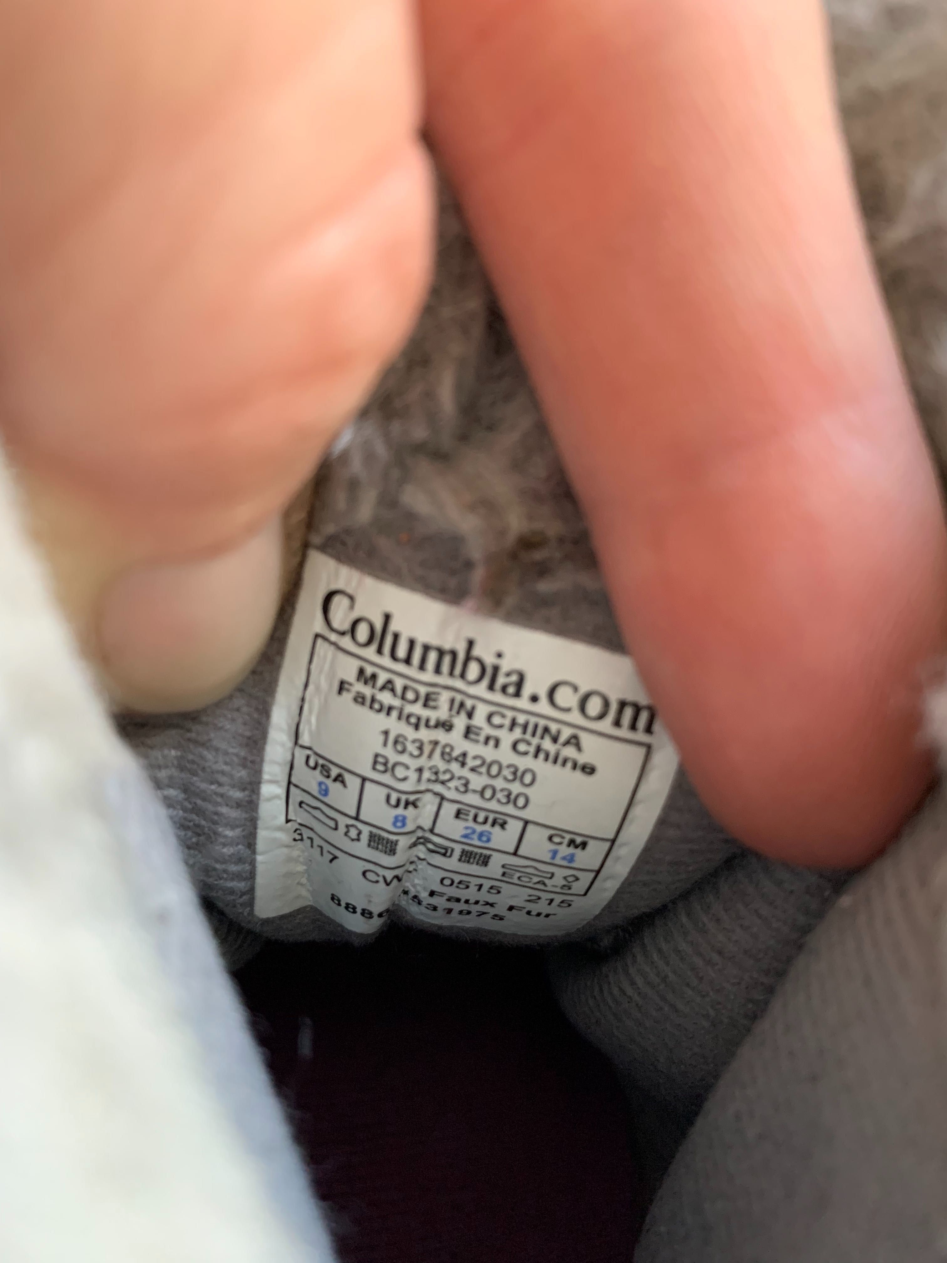 Продам зимние ботиночки Columbia