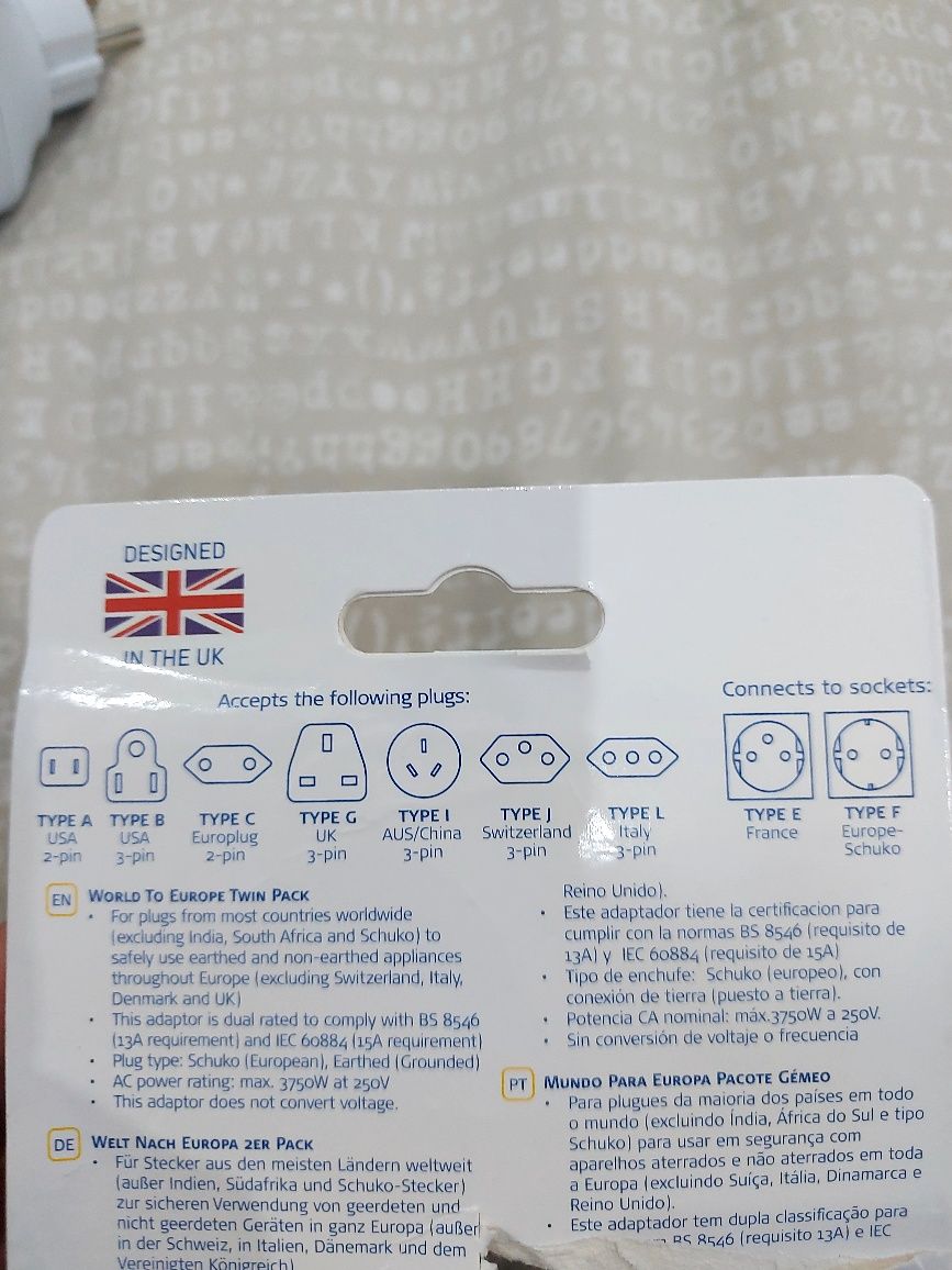 Adapter / przejściówka Travel Blue