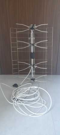 Antena siatkowa + kable