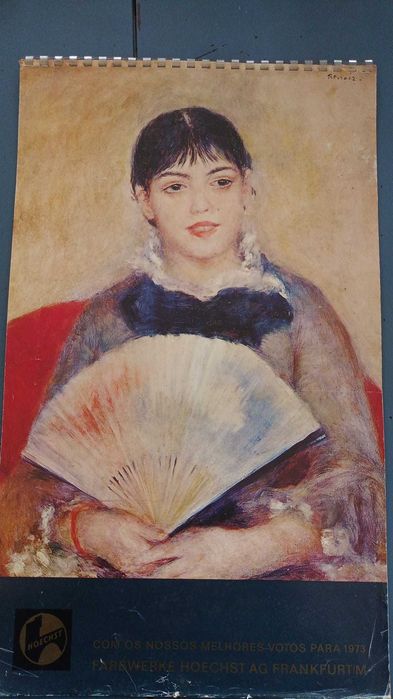 Calendários antigos antre 1967 e 1996