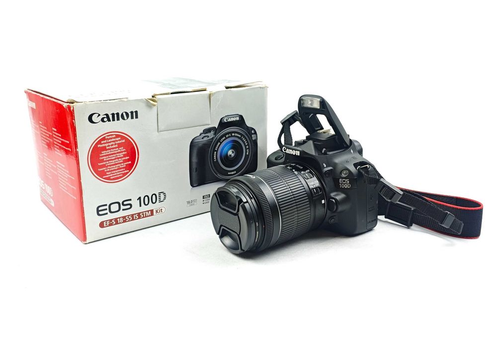 Дзеркальний фотоапарат Canon EOS 100D 18-55mm STM 64Gb [Пробіг 1582]