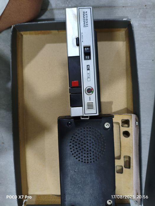 Leitor/gravador de cassetes Panasonic