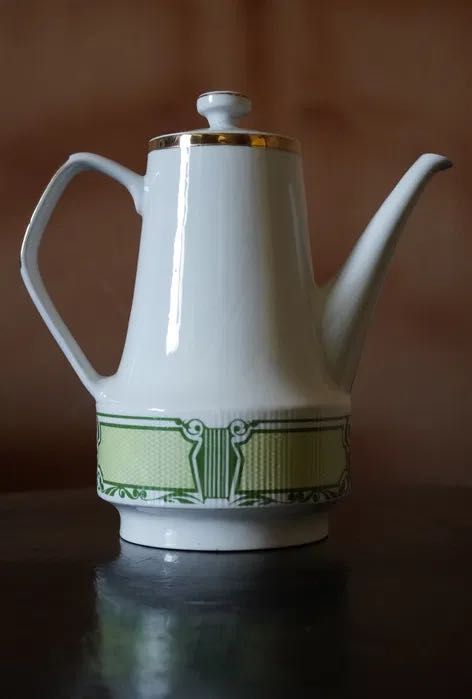 Chodzież Serwis kawowo-herbaciany Roman zdobienia Lisiewicz PRL Retro