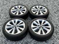 KOŁA ALUFELGI 17" 5x114,3 OEM TOYOTA LEXUS* Stan idealny! Opony gratis