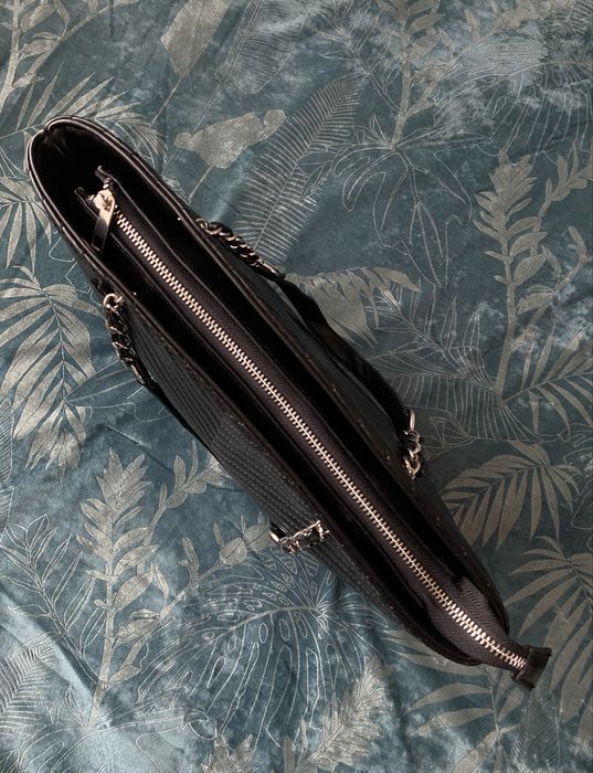 Czarna duża torba Oodji pikowana