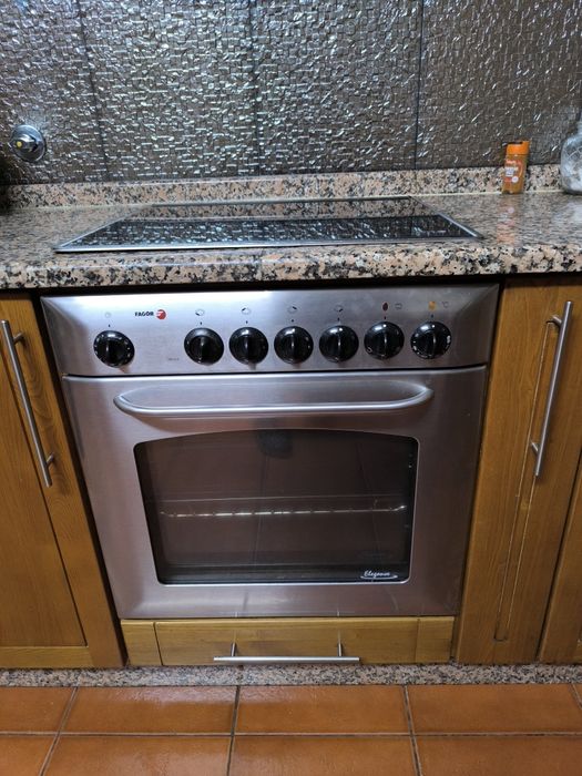 Forno + fogão a gás