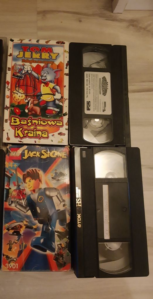 Kasety VHS bajki lata 80 - 90 komplet  30 szt (1,33zl/szt)