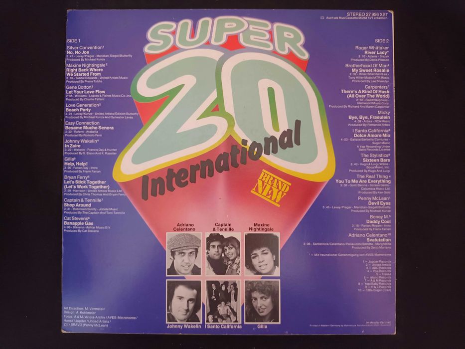 SUPER 20 INTERNATIONAL – LP – Da Radio e TV Alemã .