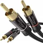 kabeldirekt wzmacniacze odbiorniki kabel audio 10m 2 x rca czarny