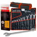 SCHMITH KLUCZE PŁASKO-OCZKOWE KUTE STALOWE ZESTAW 6-32MM 17EL QTKPO-02