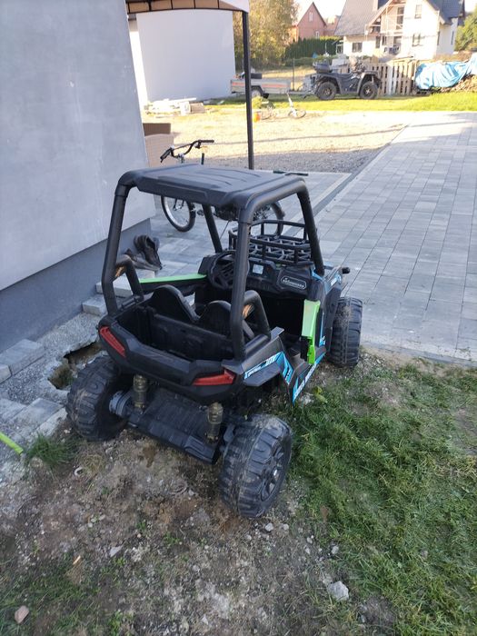 Super muster buggy utv elektryczny 24v dla dziecka quad elektryczny