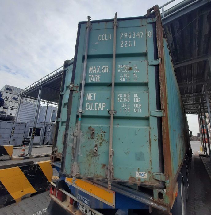 Kontener morski 20’DC używany magazyn 20'DV 6m as-is/ KK