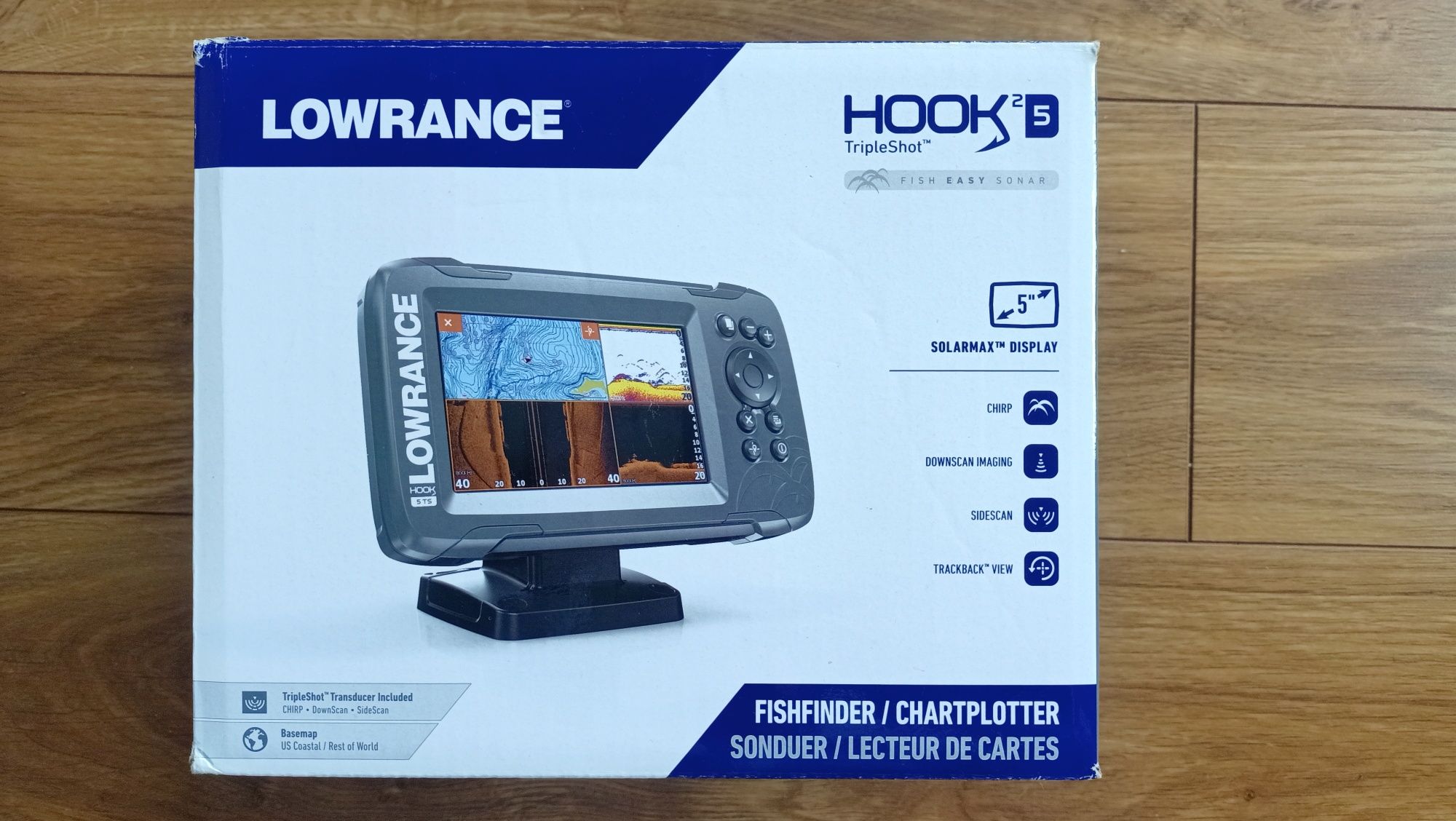 Echosonda Lowrance Hook 5 Triple Shot