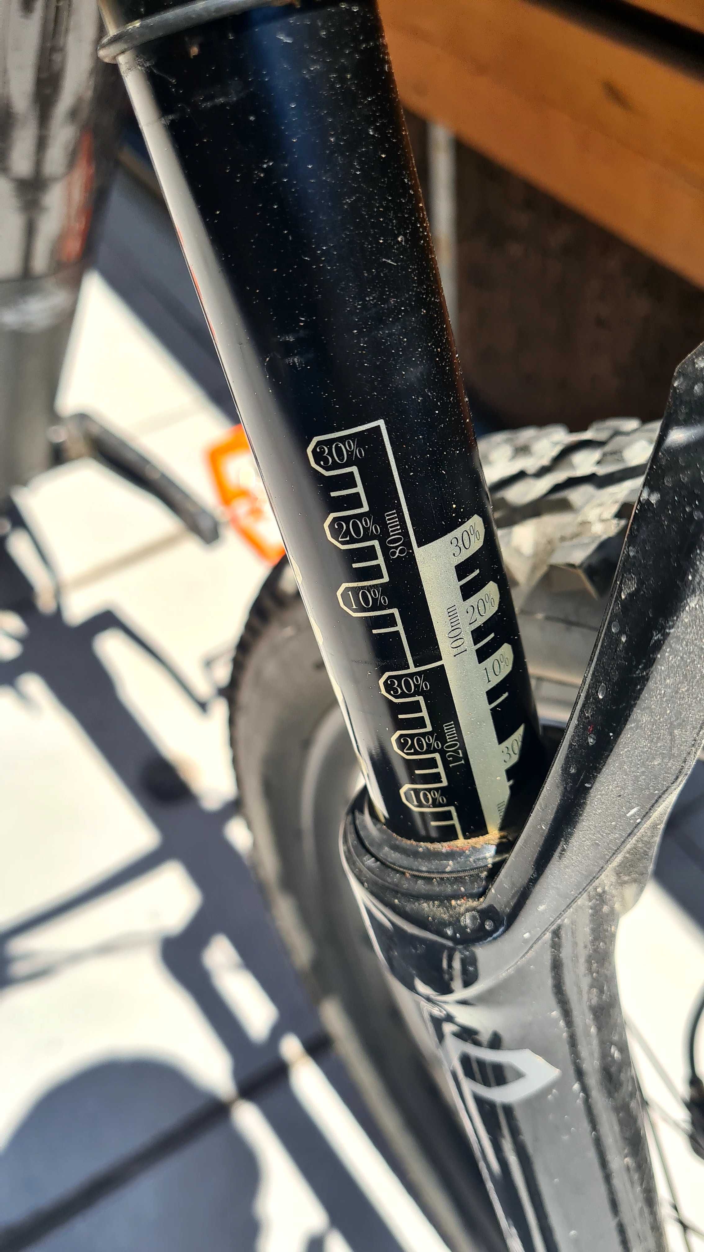 BTT hardtail 120mm air como neu (L) como rockrider am 100
