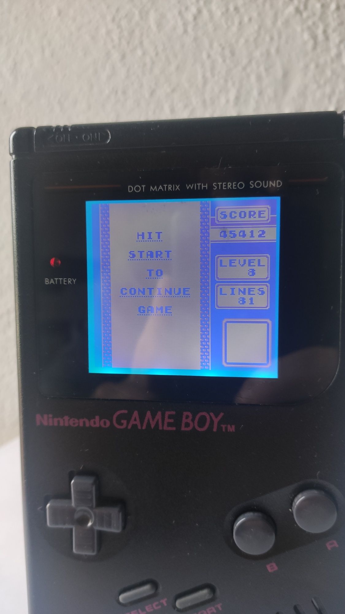 Gameboy com ecrã iluminado c\caixa Tetris