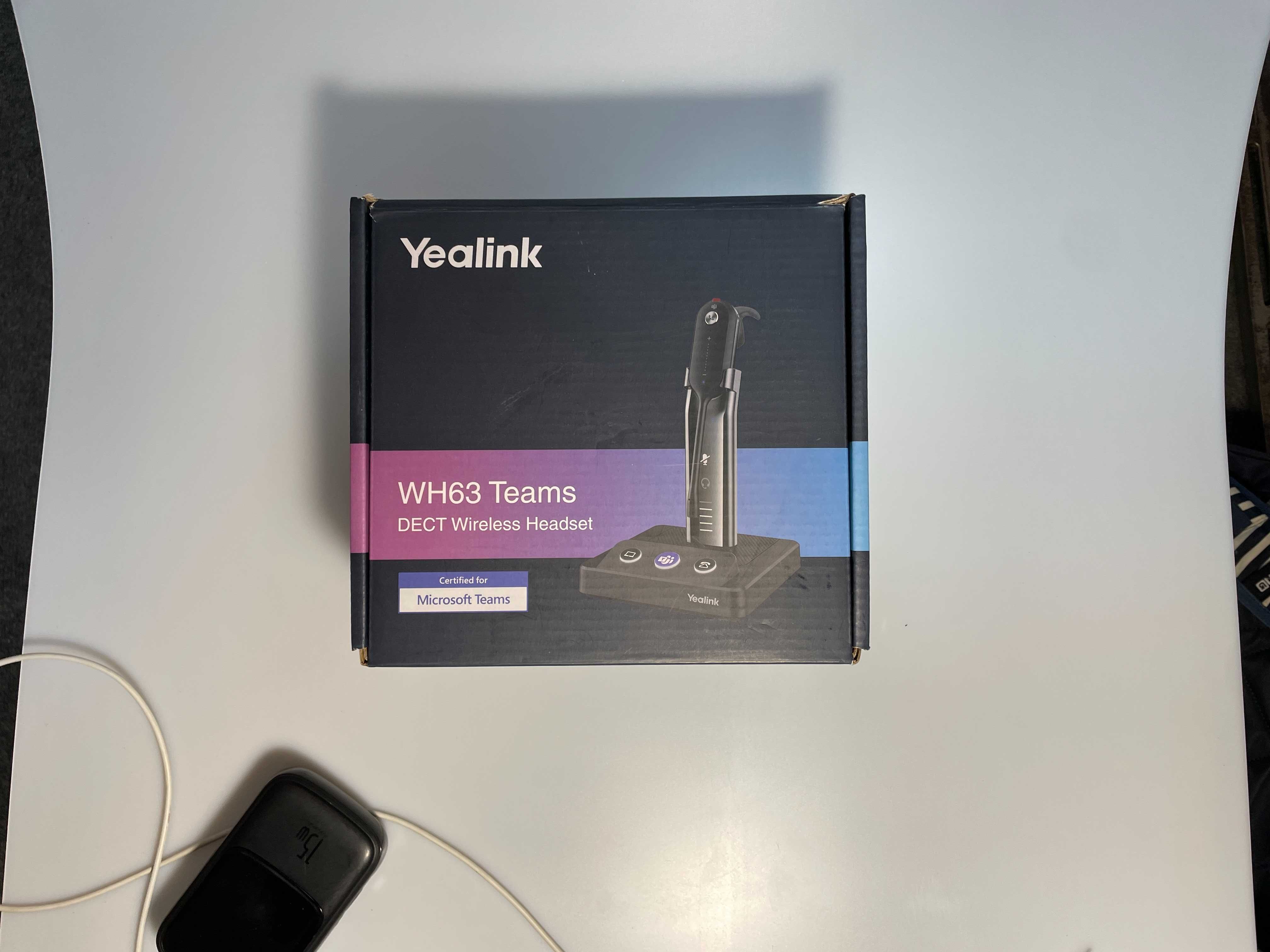 Бездротова DECT-гарнітура Yealink WH63 Нова