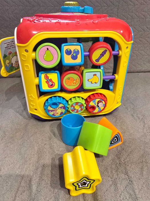 Vtech, kostka aktywności, zabawka interaktywna