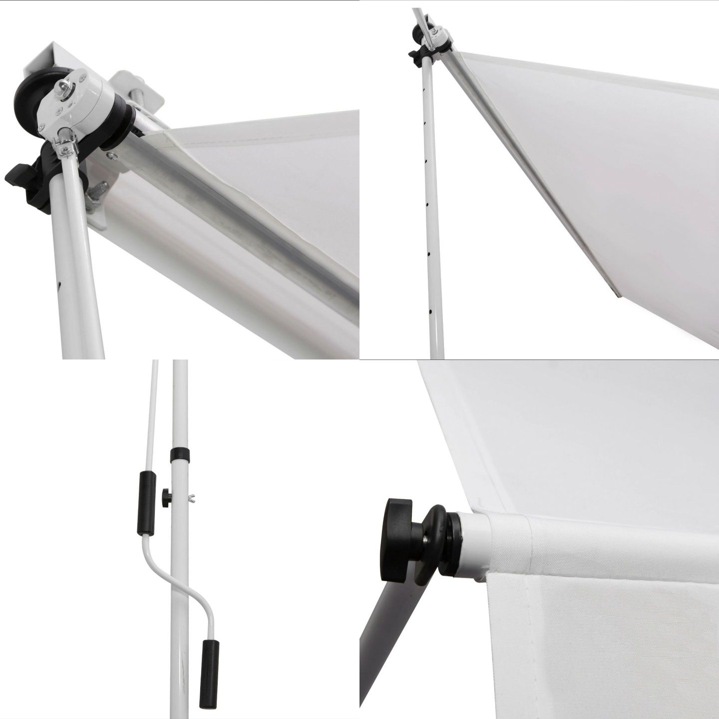Toldo manual para varanda, terraço